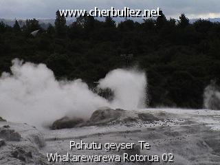 légende: Pohutu geyser Te Whakarewarewa Rotorua 02
qualityCode=raw
sizeCode=half

Données de l'image originale:
Taille originale: 166704 bytes
Temps d'exposition: 1/600 s
Diaph: f/680/100
Heure de prise de vue: 2003:03:02 15:53:53
Flash: non
Focale: 107/10 mm
